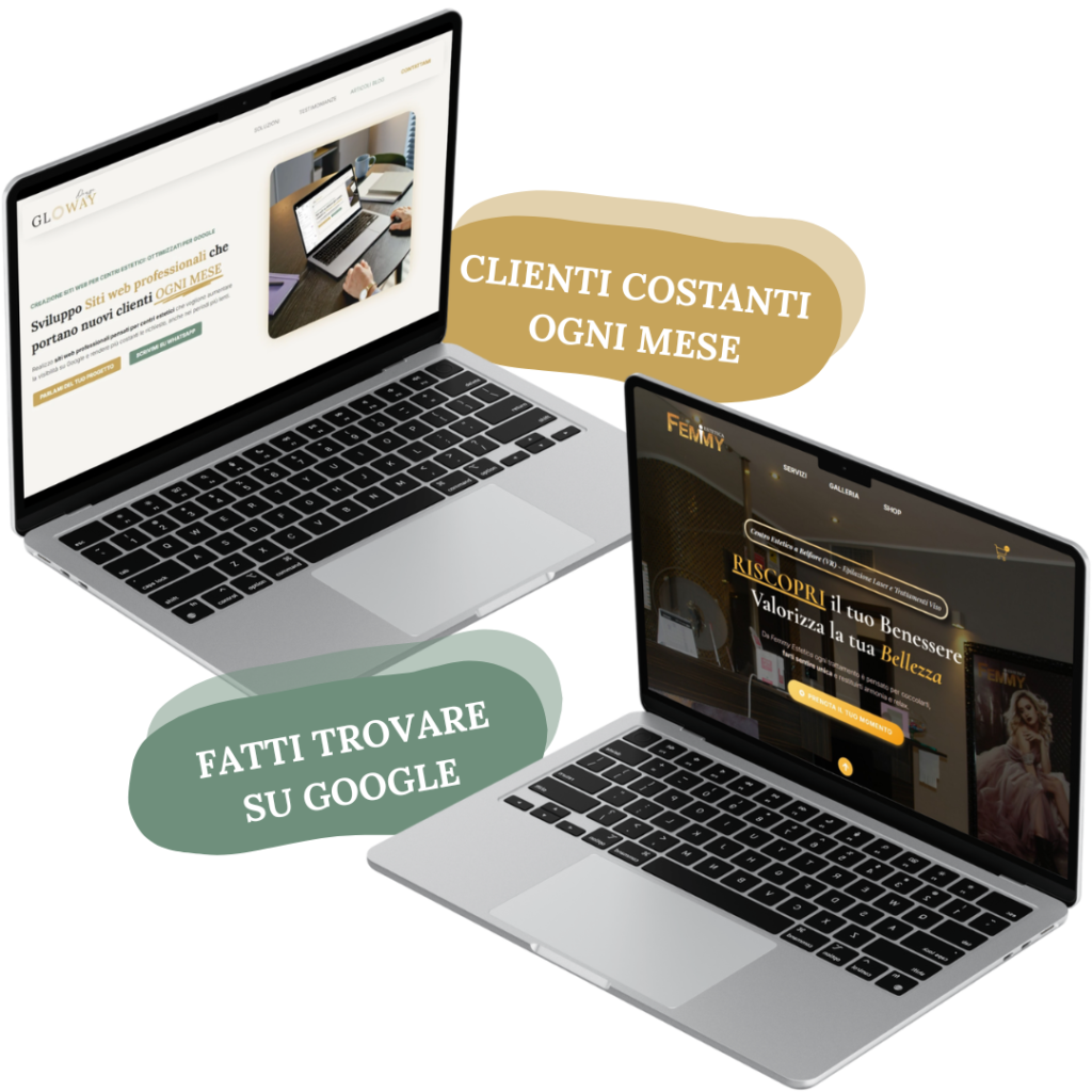 siti web per centri estetici a verona